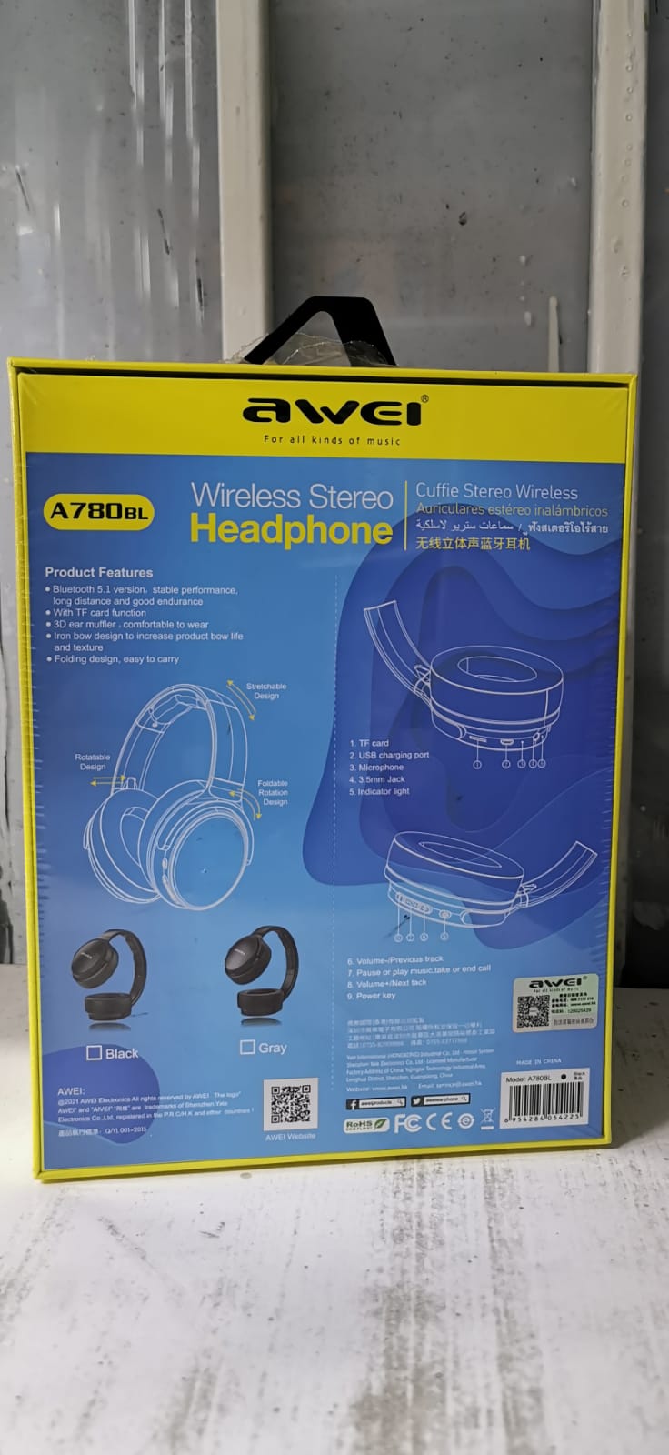 Awei A780BL Wireless Stereo Headphone. - Image 3