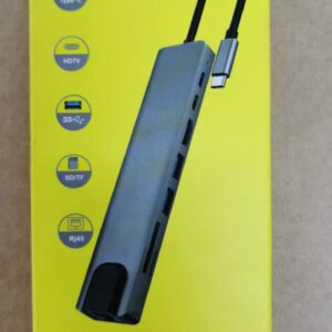Type C 8 in 1 hub