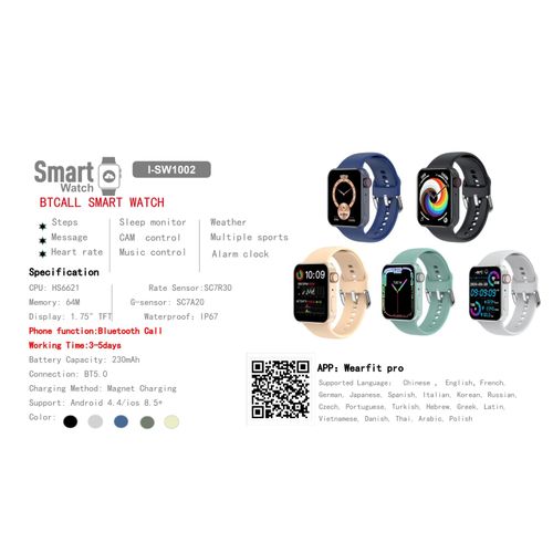 Iconix Smartwatch Makes And Answers Calls, monitors your Heartrate And Steps product image 3