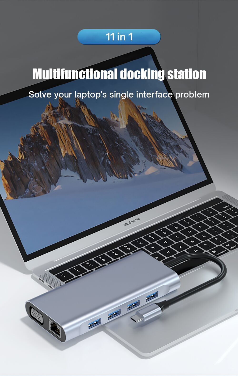 TYPE C 11 IN 1 DOCKING STATION - Image 9