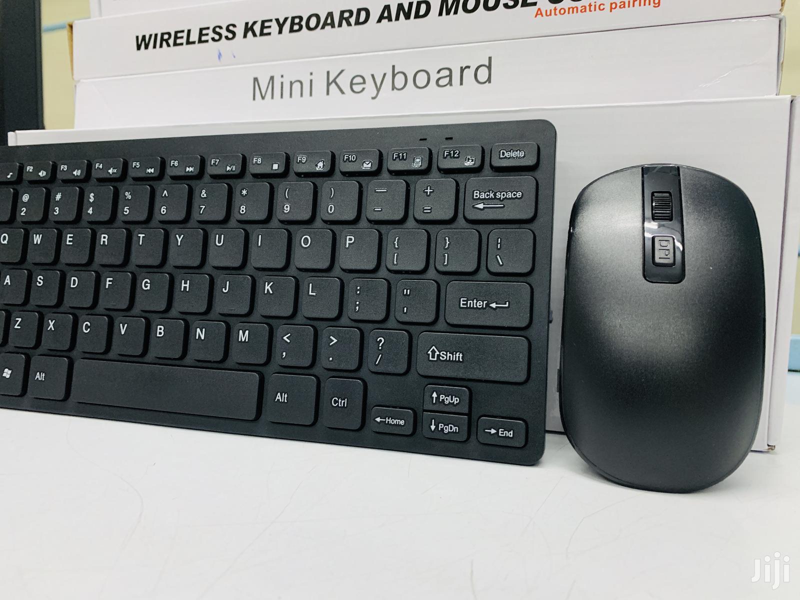 Mini Wireless 2.4G Keyboard + Mouse -black color - Image 3