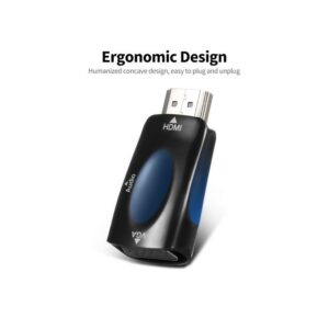 Generic HDMI Male To VGA Female Adapter With 3.5mm Audio
