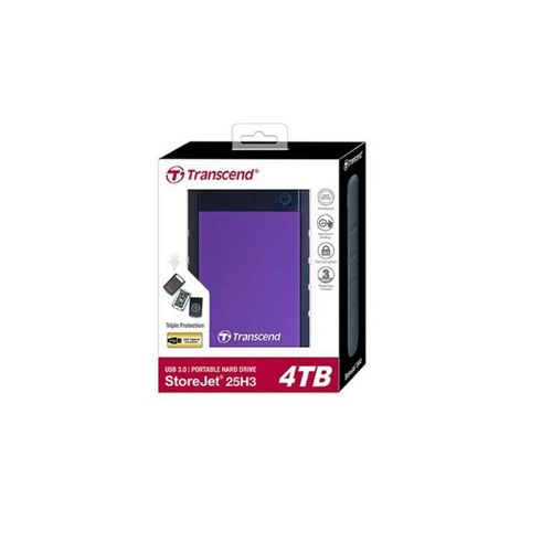 Transcend External HDD 4TB - Purple product image 2