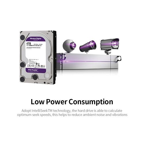 WD Purple 4TB Surveillance HDD 3.5 Inch 5400RPM 64MB Cache product image 5