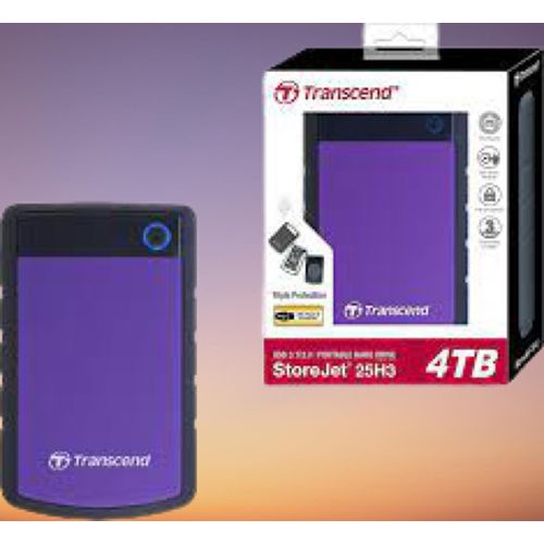 Transcend External HDD 4TB - Purple