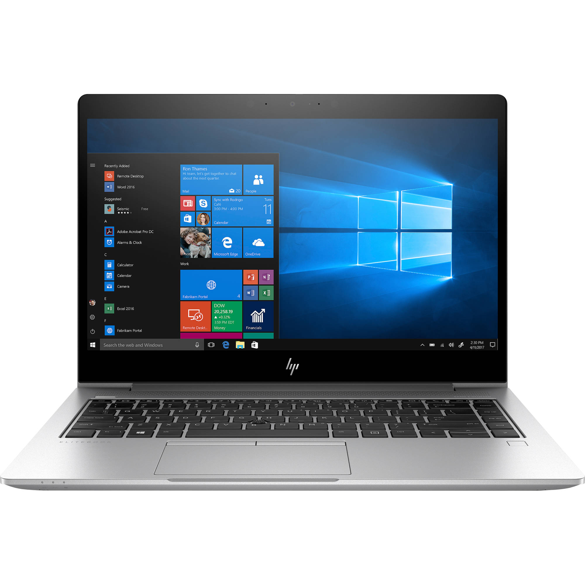HP EliteBook 840 G5 Touchscreen, 8th Gen Intel Core i5-8250U, 8GB RAM, 256 GB SSD, Intel HD 620 Graphics, Silver product image 2