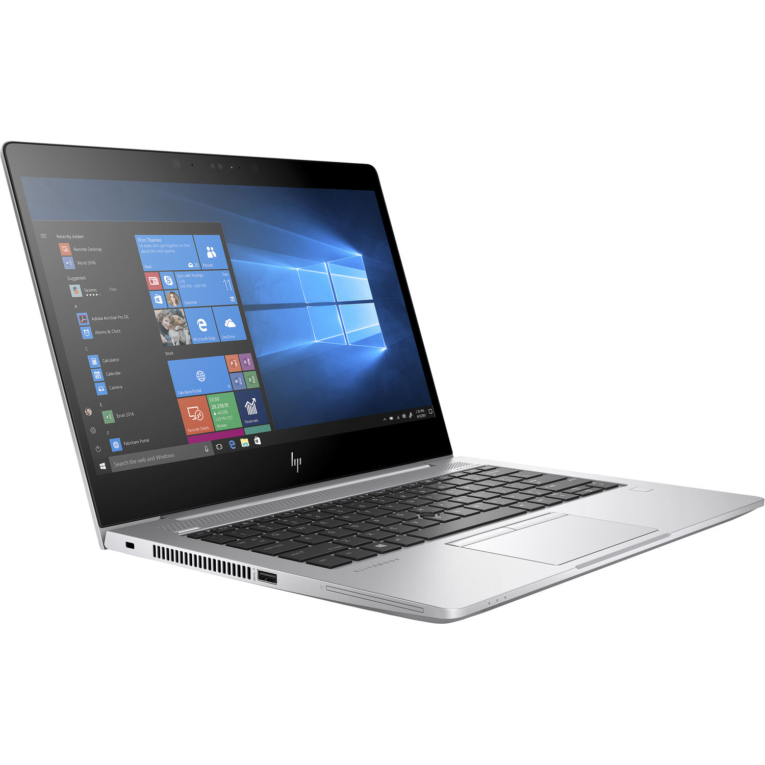 Refurbished Laptop HP EliteBook 830 G5 Core i7 8th generation 8GB RAM 256GB SSD 13.3 Inches Touch Screen Windows 10 Pro Silver product image 2
