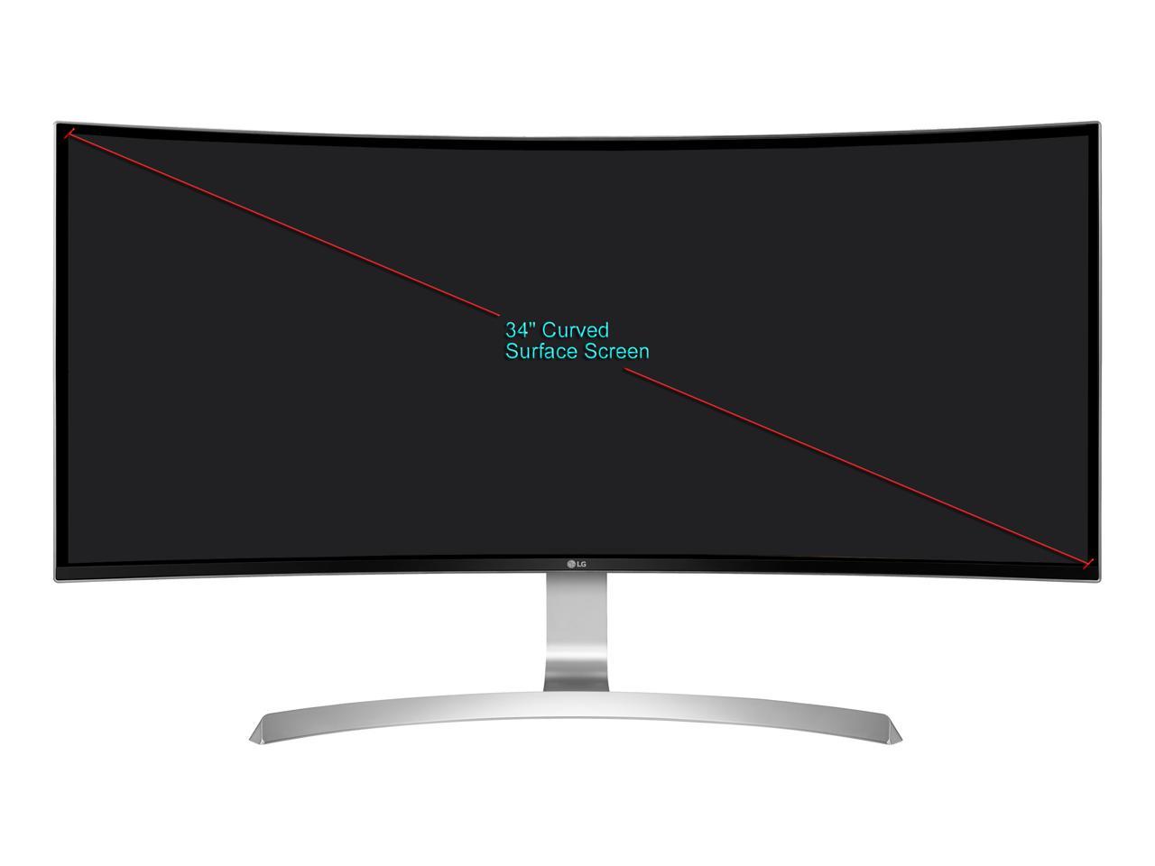 LG 34CB99-W 34" 21:9 UltraWide WQHD 3440 x 1440 AMD FreeSync IPS LED Curved Monitor, 34 Inches RGB 99%, HDMI, DisplayPort, USB Type-C, Tilt, Height Adjustable - Image 4